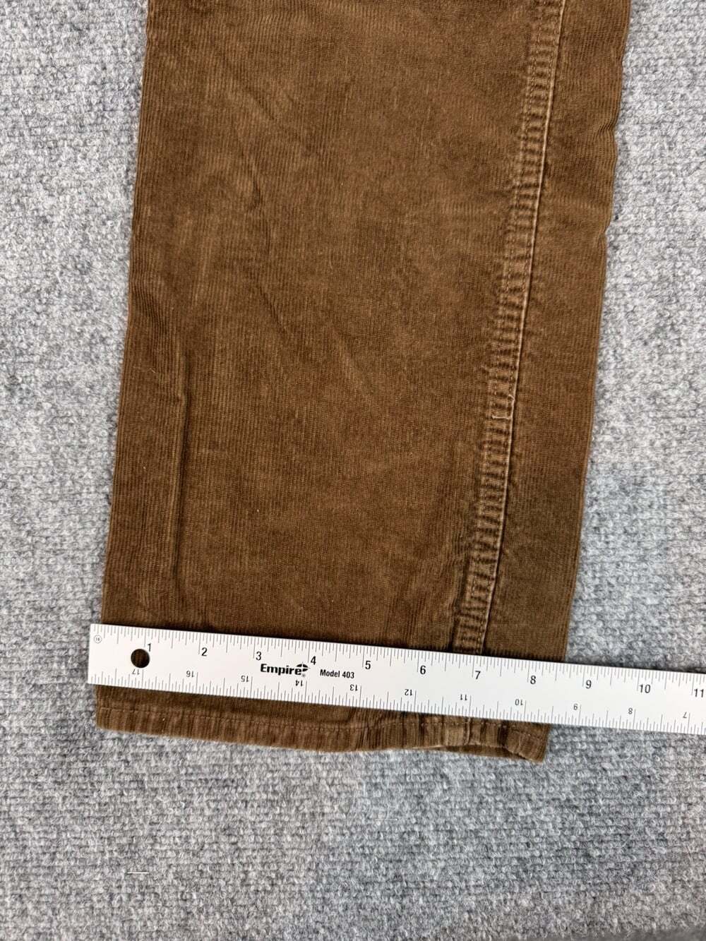 Vintage Polo Ralph Lauren Brown Corduroy Classic Fit Straight Leg Pants Mens 34 - Picture 11 of 12